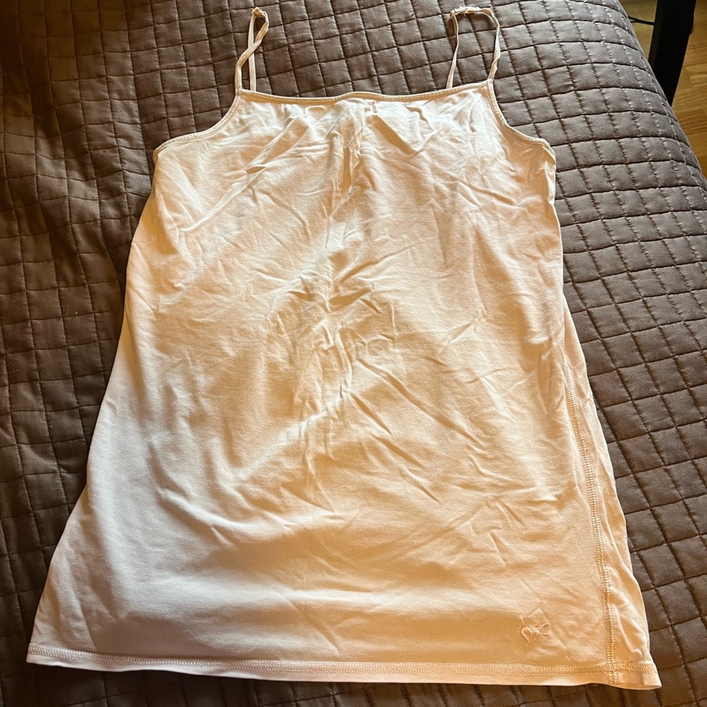 Light pink justice tank top size large